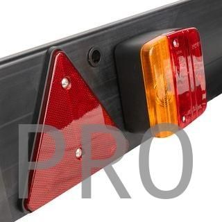 BARRA PARA REMOLQUE DE 1100X140MM CON 2 PILOTOS, 2