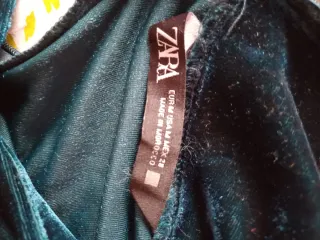 Vestito donna blu in velluto