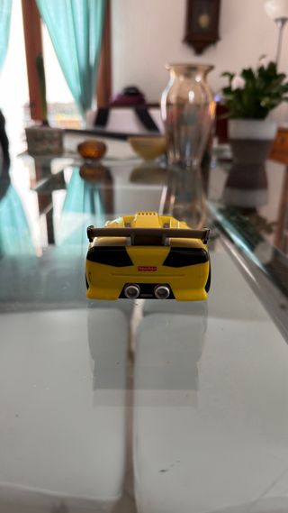 2005 Fisher Price Shake N Go Toyo Tires Yellow Rac