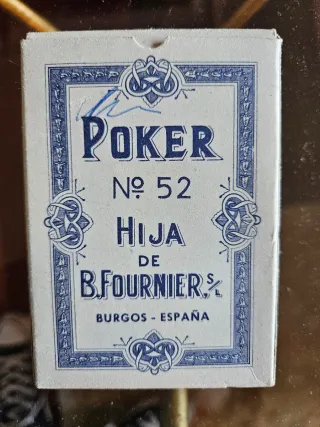 Baraja Cartas Póker Fournier Nº 52