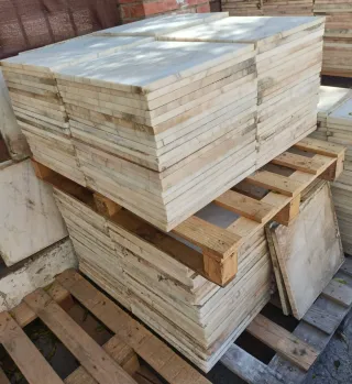 Mármol blanco brechado 40x40 cm losas suelo