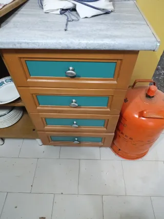 Puertas de armario de cocina con cristal