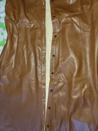 Vestido largo marrón