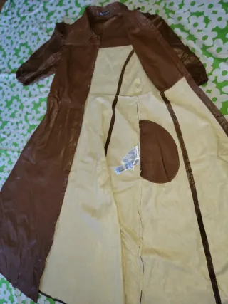 Vestido largo marrón