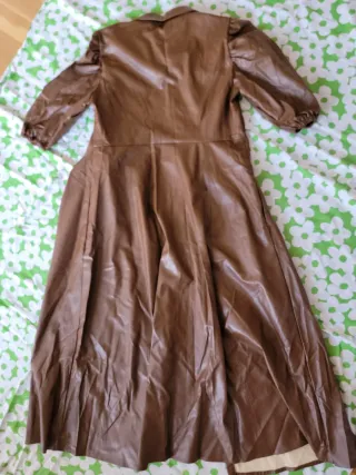 Vestido largo marrón