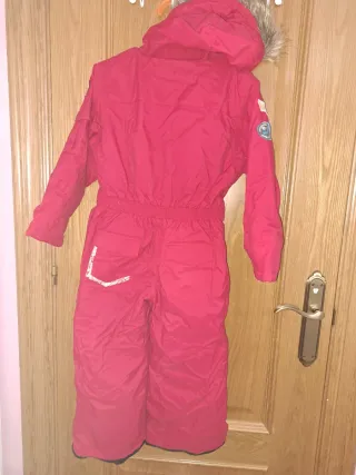 Buzo de Nieve Infantil Rojo. Talla 6