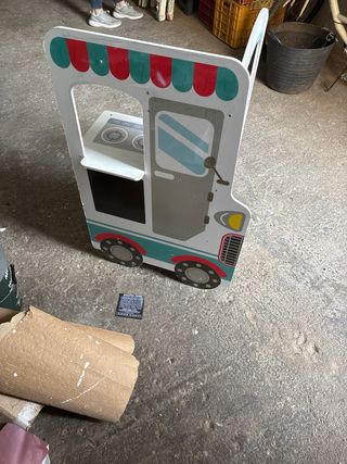 Cocinita de madera para niños