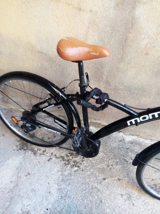 Bicicleta Moma Híbrida Negra