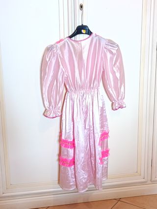 Costume principessa rosa 3/4 anni