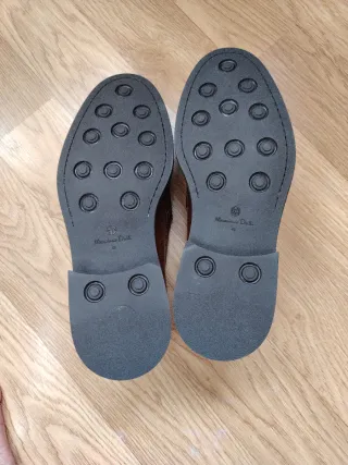 Mocasines Massimo Dutti borla marrón