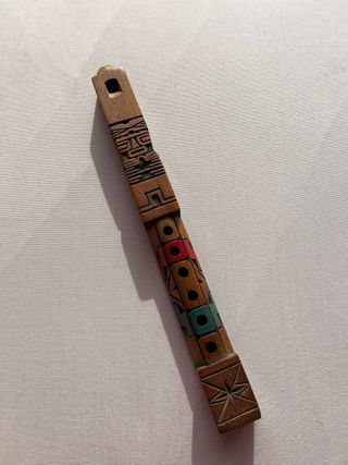 Exclusiva Flauta Tarka de madera Boliviana de 33cm