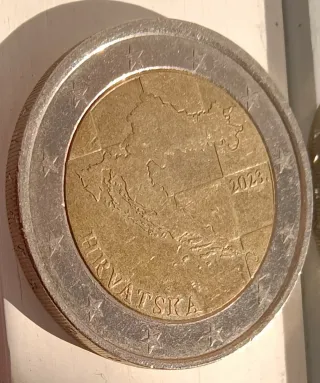 Moneda 2 euros Croacia 2023