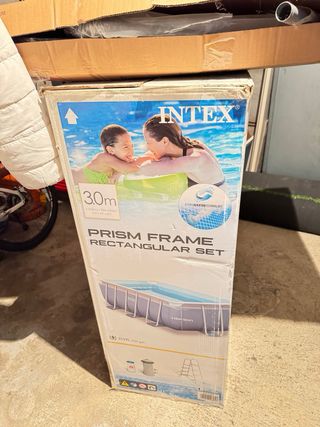 Piscina Rectangular Intex Prism Frame 3m