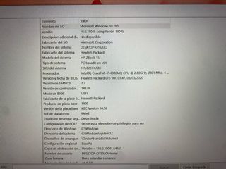 PORTATIL HP ZBOOK 15 I7 16GB RAM 250GB SSD