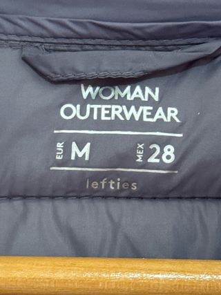 Abrigo acolchado Lefties azul/lila