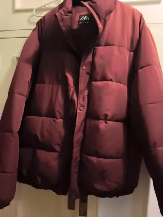 Plumas Zara granate Talla XL