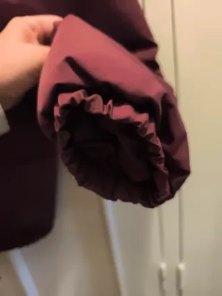 Plumas Zara granate Talla XL