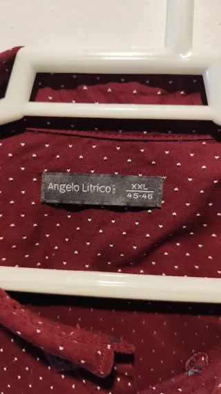 Camisa burdeos  Talla Grande