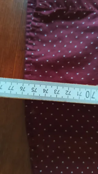 Camisa burdeos  Talla Grande