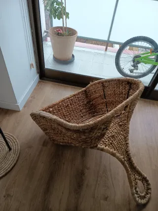 Sillón de mimbre IKEA