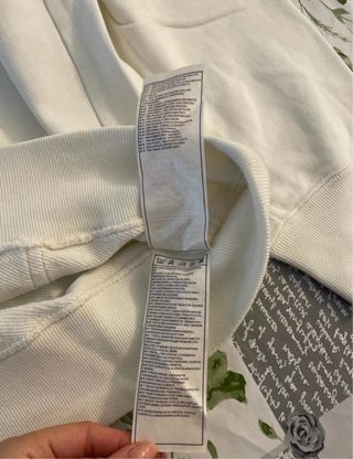 Felpa Nike Athletics West bianca uomo