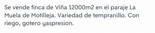 Finca de viña