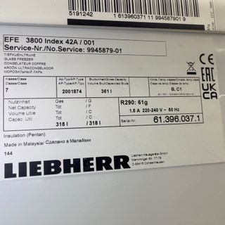 ARCÓN REFRIGERADOR - LIEBHERR NUEVO