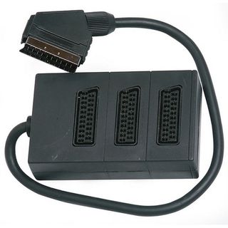 Adaptador Euroconector Cebrik 1 Macho 3 Hembra