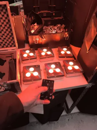 6 Focos Batería Ape Labs + Maleta