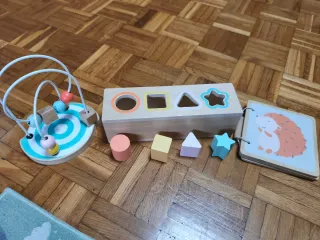 Lote Juguetes Madera Bebé