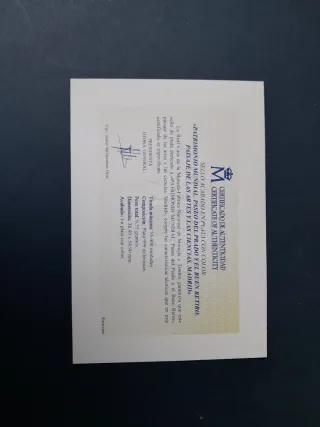 Prueba de artista de Correos año 2022