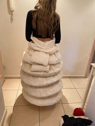 Cancán Fallera Blanco margarita vercher