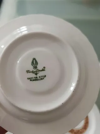 Set 18 piattini da caffè spaiati