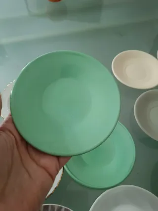 Set 18 piattini da caffè spaiati