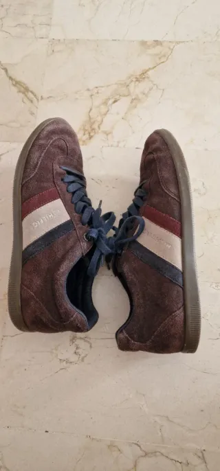 Deportivas Tommy Hilfiger Piel Marrón