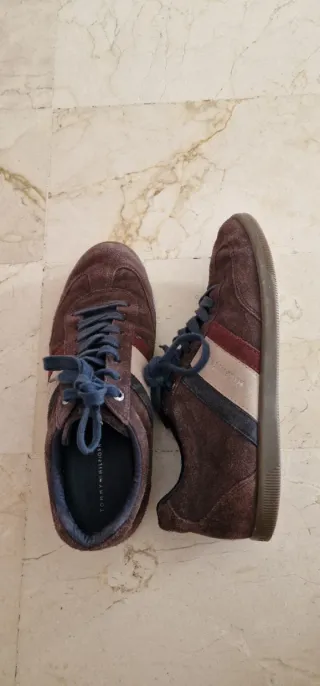 Deportivas Tommy Hilfiger Piel Marrón