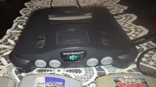 Nintendo 64 con 2 mandos y juegos