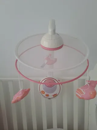 Giostrina culla bimba con proiettore