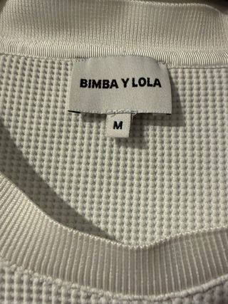 Blusa Bimba y Lola Blanca Talla M