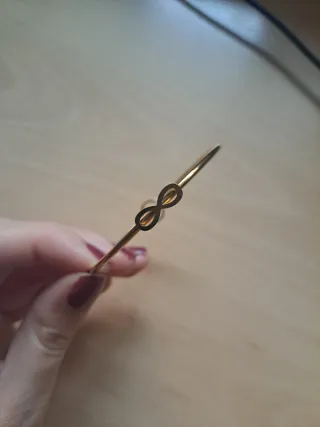 Collar y pulseras infinito acero