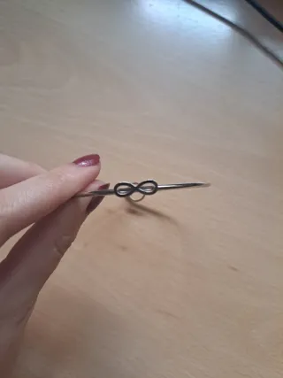 Collar y pulseras infinito acero