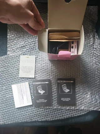 Game Boy Advance SP Rosa Perla CIB