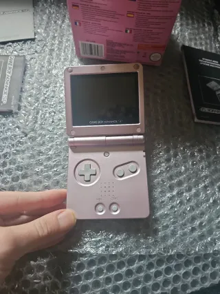 Game Boy Advance SP Rosa Perla CIB