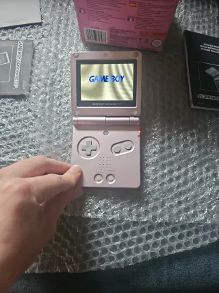 Game Boy Advance SP Rosa Perla CIB