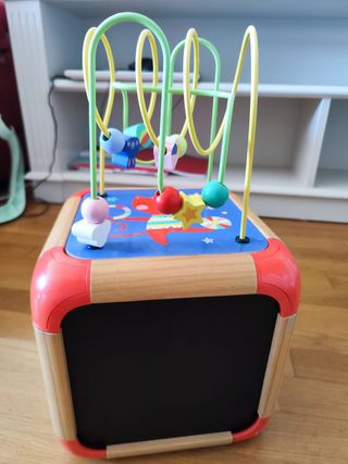 Cubo Actividades Bebé Madera