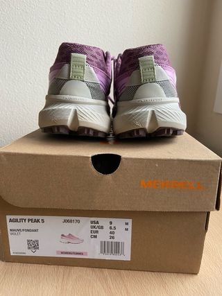 Merrell Agility Peak 5 Talla 40 Morado