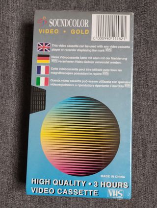 Videocassetta VHS Soundcolor Gold E-180
