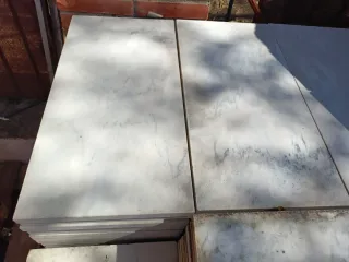 Mármol blanco brechado 60x30 cm losas suelo