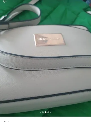 Bolso Bimba y Lola Gris Asa Larga