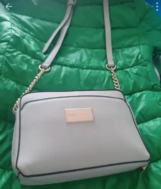 Bolso Bimba y Lola Gris Asa Larga
